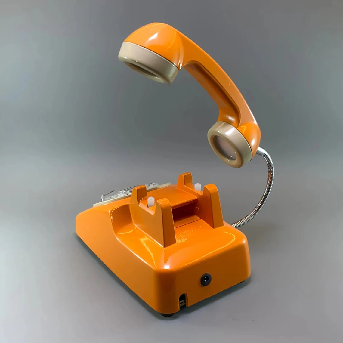 Upcycled Rotary Phone Lamp, Vintage Desk Light - Image 3