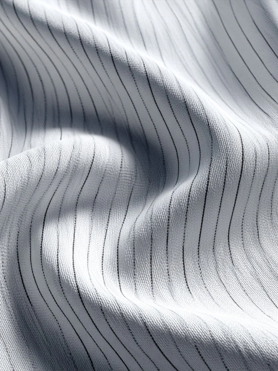 V-Neck Striped Asymmetrical Hem Dress - Image 4