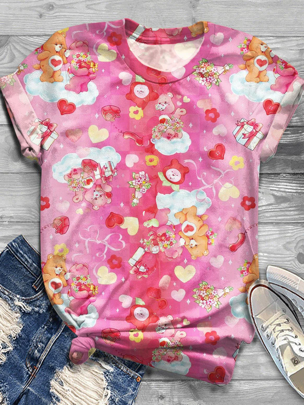 Valentine's Day Crew Neck T-shirt