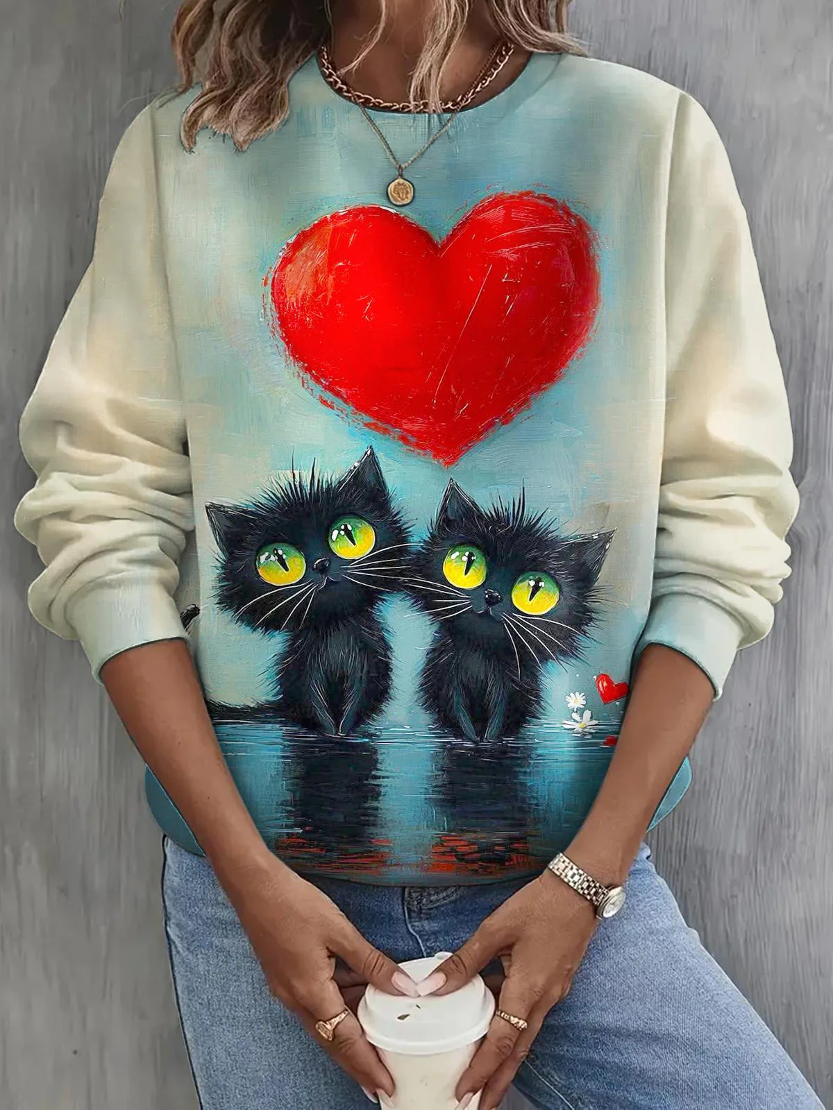 Valentine's Day Long Sleeve Casual Top