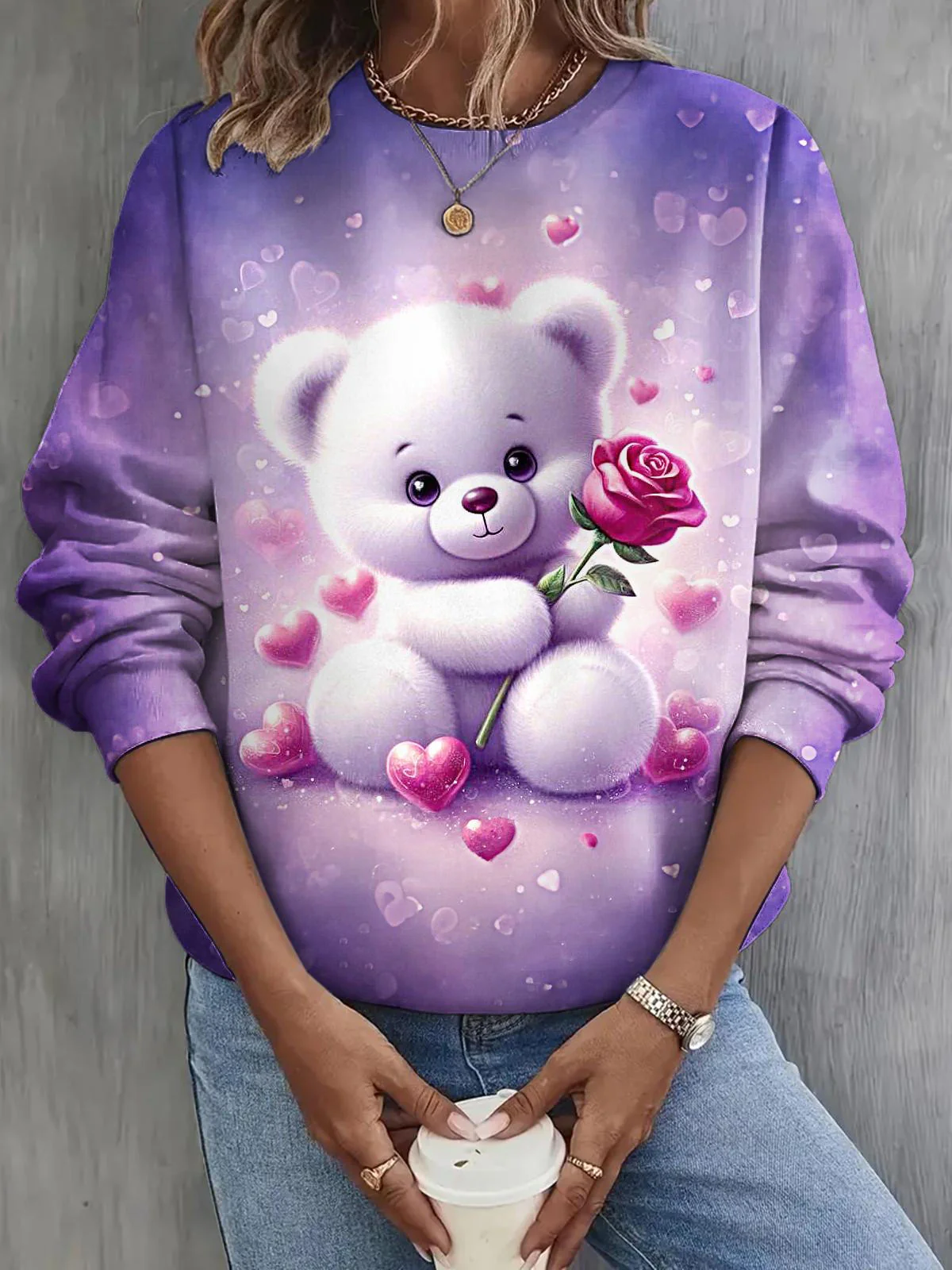 Valentine's Day Long Sleeve Casual Top