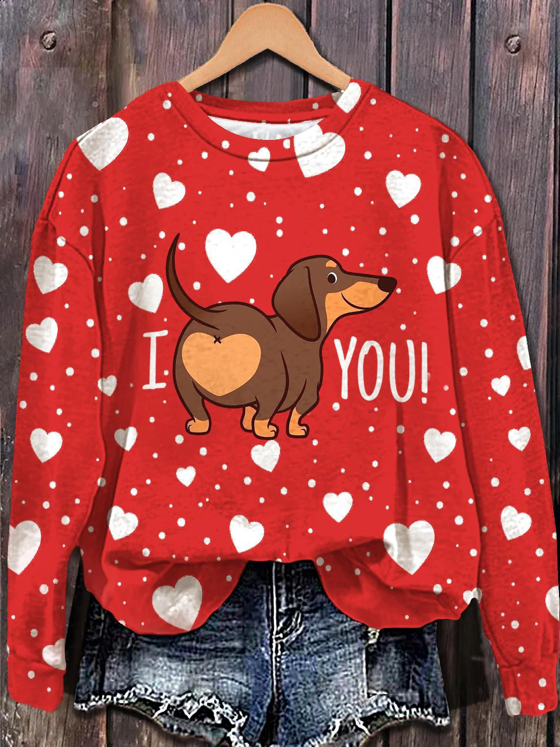 Valentine's Day Long Sleeve Casual Top