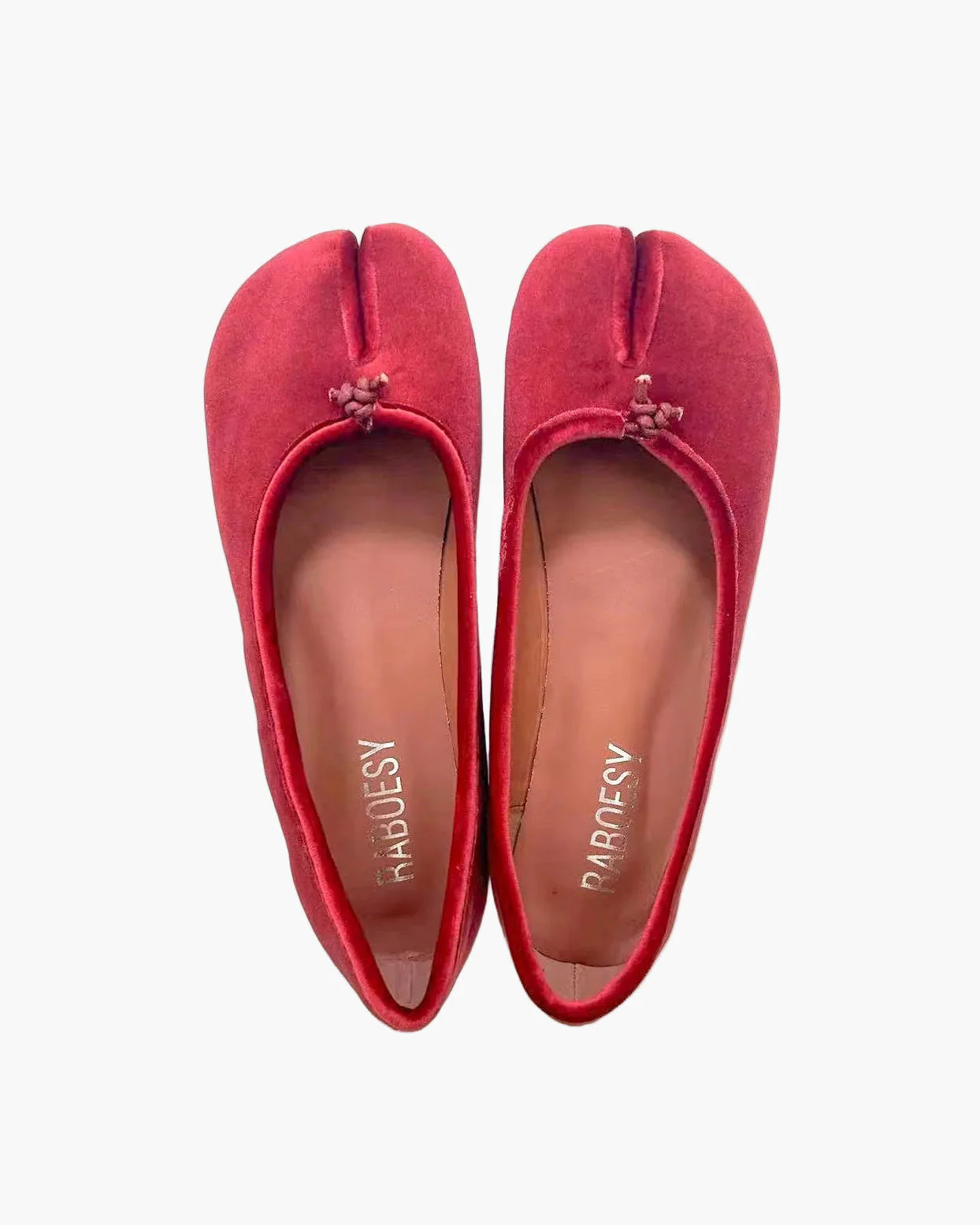 Velvet Tabi Ballet Flats - Image 2