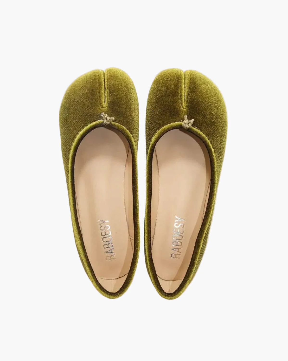 Velvet Tabi Ballet Flats - Image 5