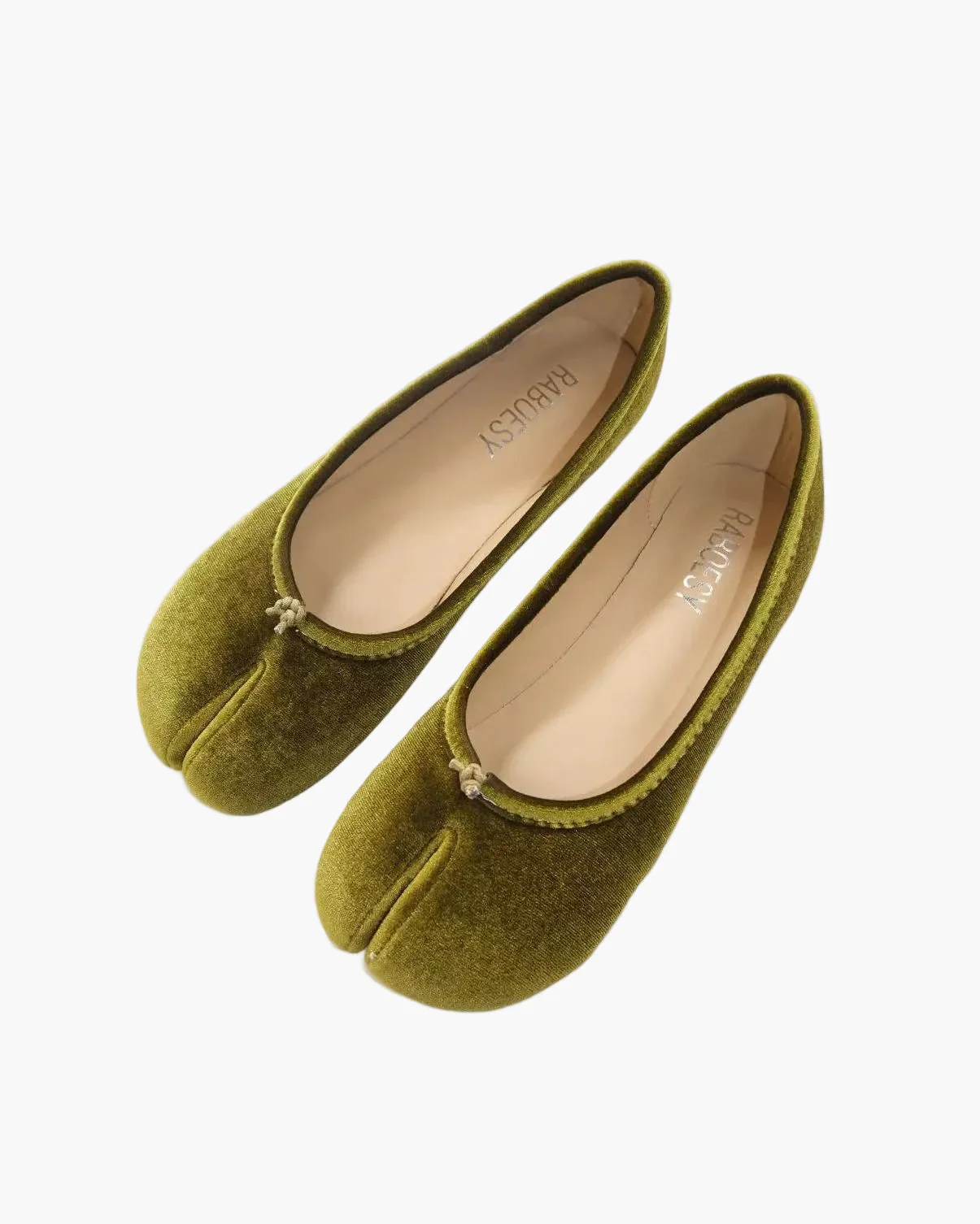 Velvet Tabi Ballet Flats - Image 9