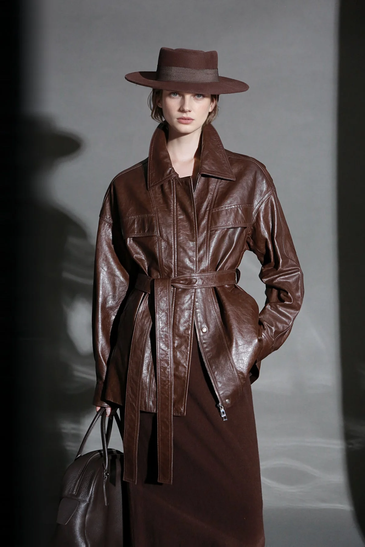 Women’s Biker-Style Leather Jacket – Casual Lambskin Short Coat for Autumn Versatile Chic Look - Image 7
