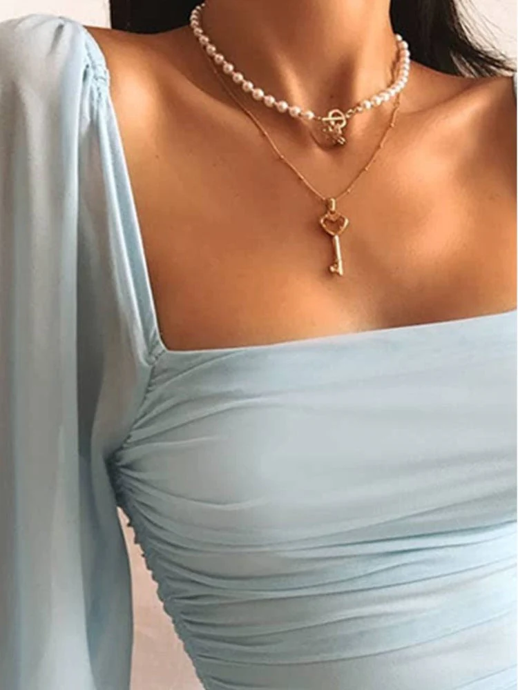 Women Summer High Waist Sexy Sheath Mini Dress Ladies Slim Bodycon Casual Elegant Party Vestidos Female Fashion Clothes New - Image 5