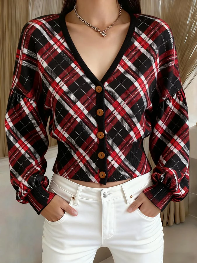 Women's Autumn And Winter Christmas Casual Cardigan