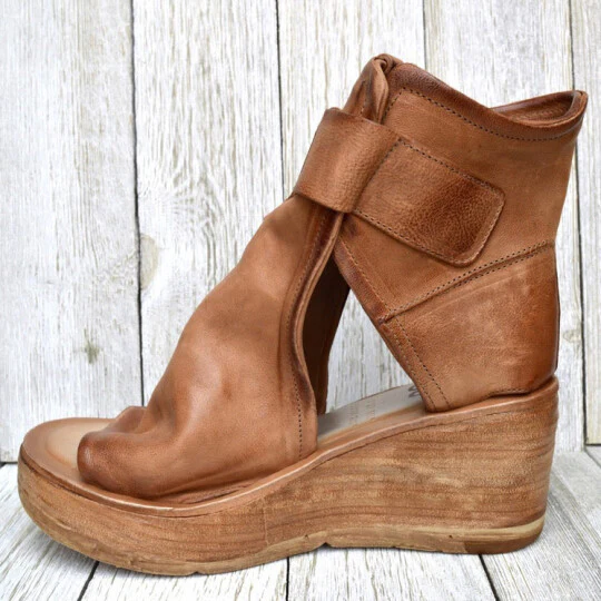 Women's Boho Comfy Buckle Wedge Sandals - Image 7