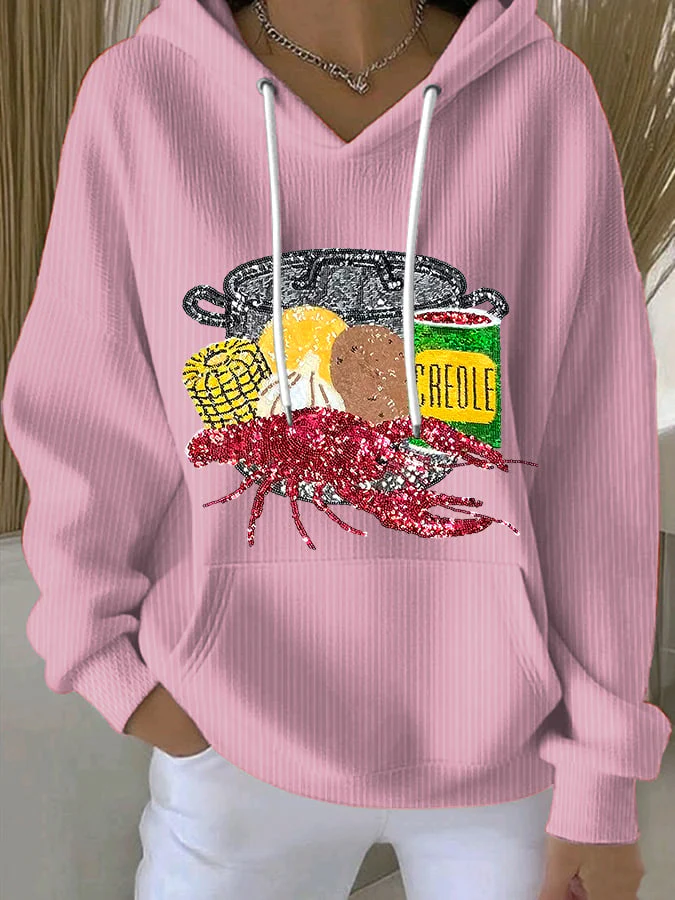 Women's Carnival Print Sweatshirt - Image 2