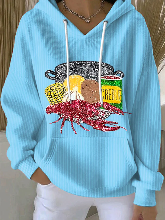 Women's Carnival Print Sweatshirt - Image 5
