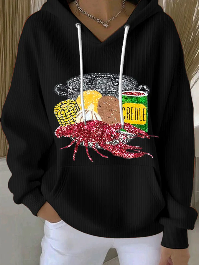 Women's Carnival Print Sweatshirt - Image 7