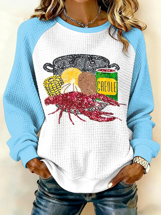 Women's Carnival Print Sweatshirt - Image 6