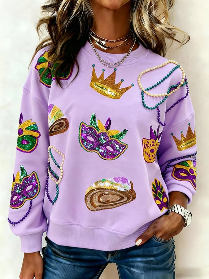 Women's casual carnival sweatshirt