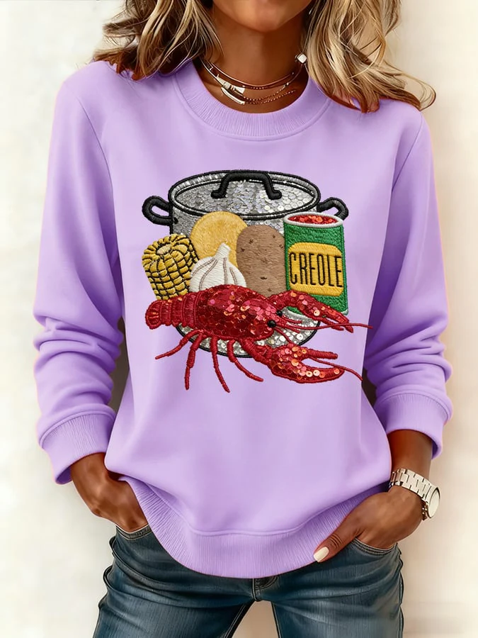 Women's casual carnival sweatshirt