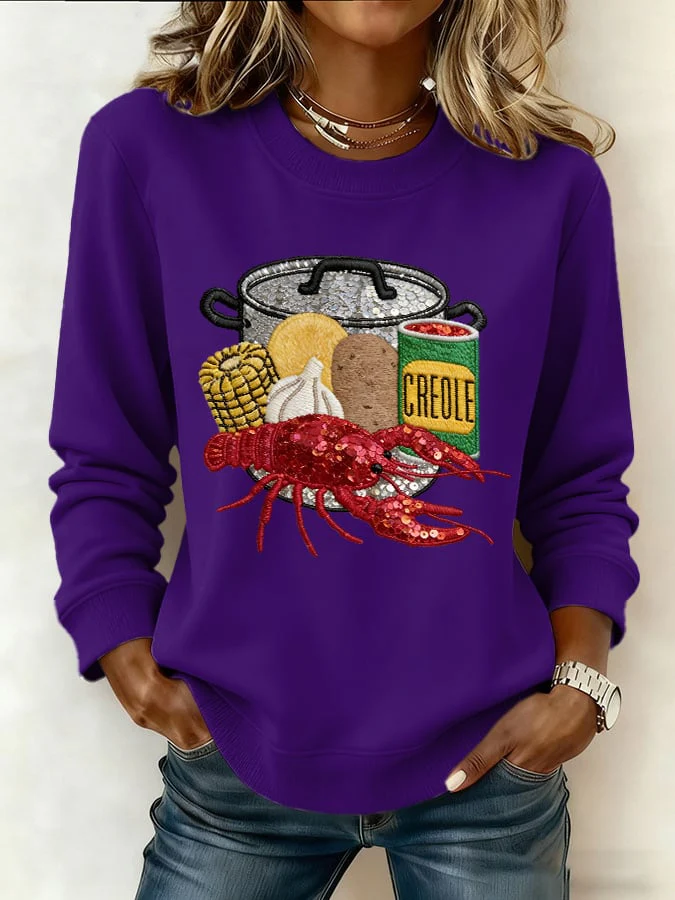 Women's casual carnival sweatshirt - Image 4