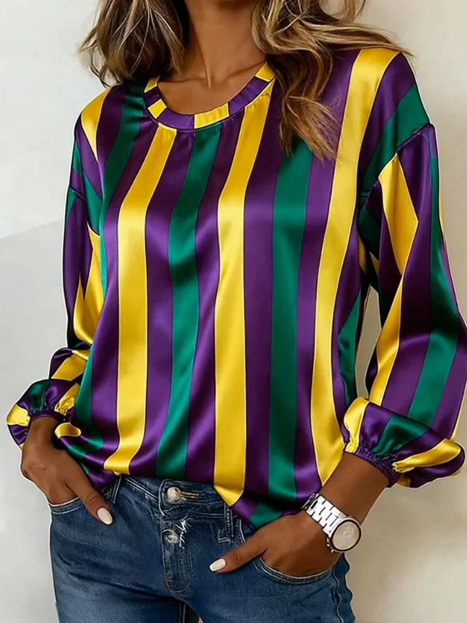 Women'S Casual Color-Block Shirt - Image 2