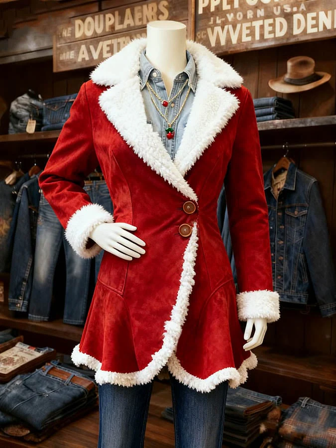 Women'S Casual Loose Contrast Color Patchwork Jacket - Image 2