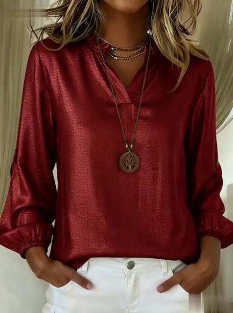 Women'S Casual Loose Panel Top - Image 3