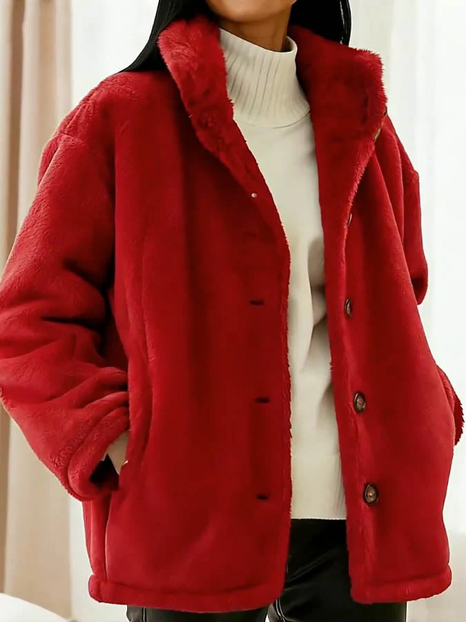 Women'S Casual Loose Solid Color Jacket - Image 2