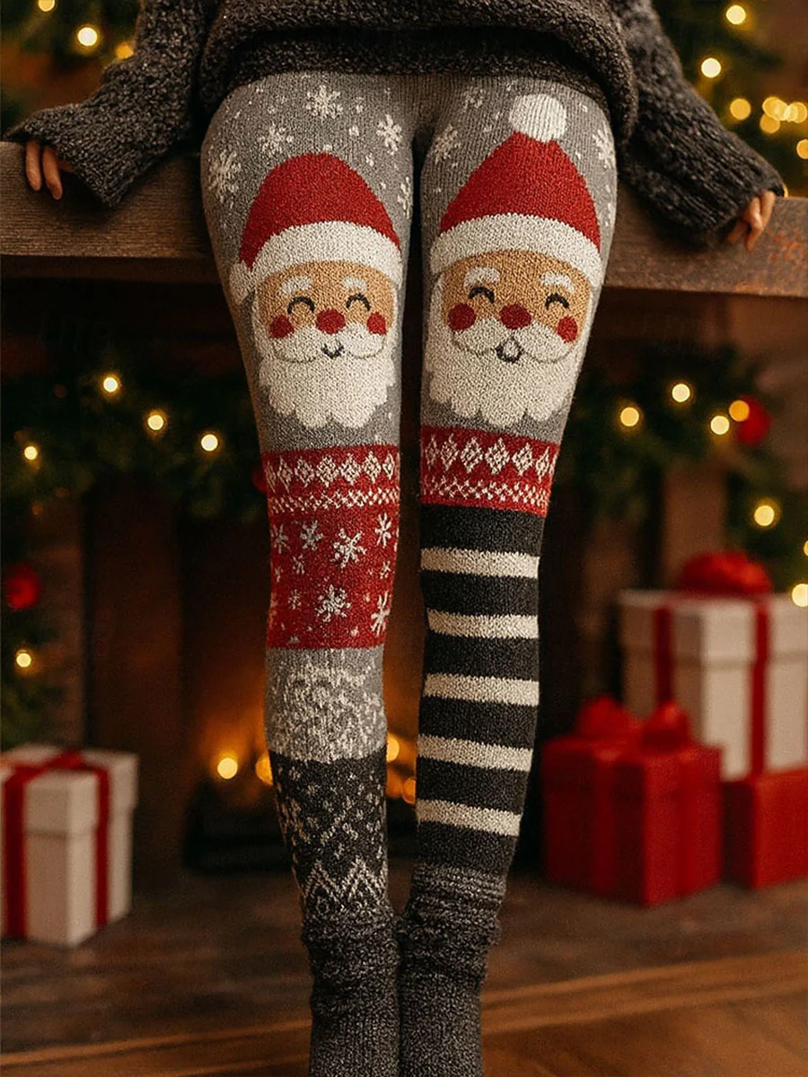 Women's Christmas Print Casual Leggings