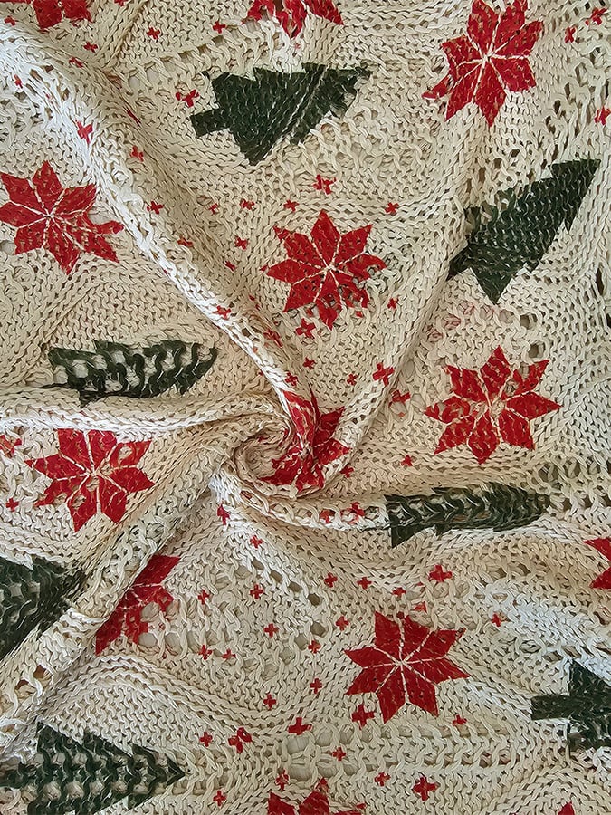 Women's Christmas Print Knitted Sweater - Image 3