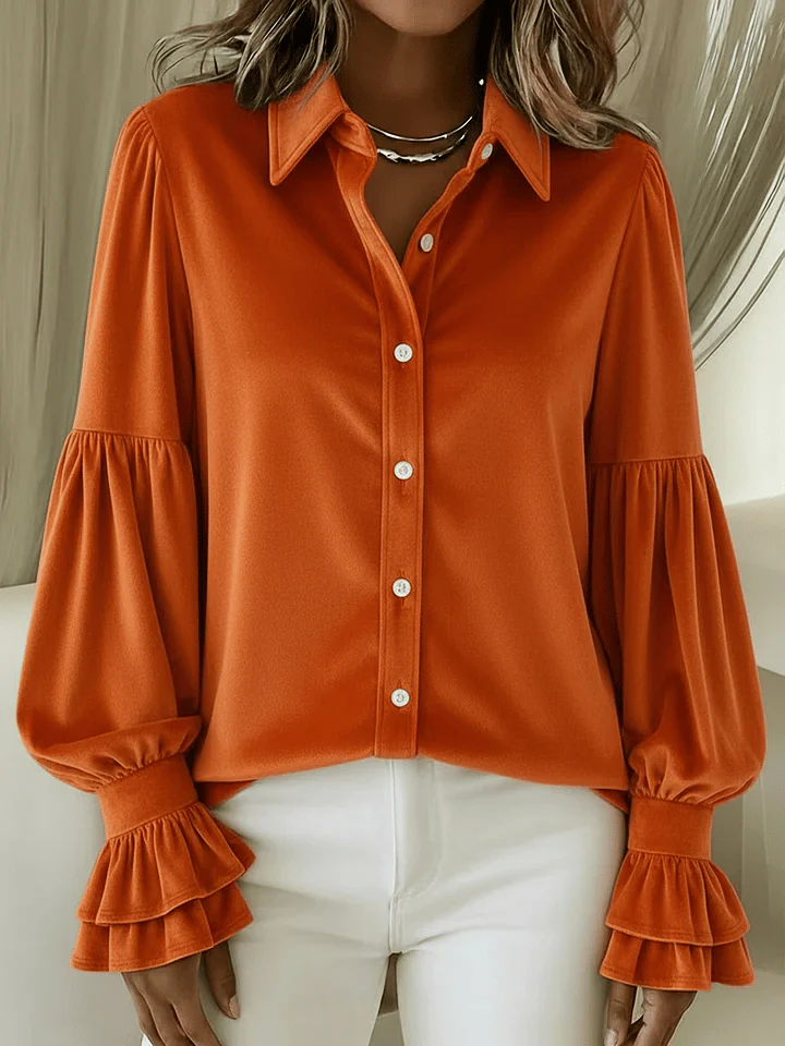 Women's Christmas Printed Blouse - Image 2