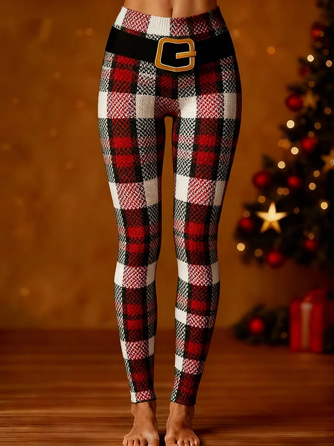 Women'S Christmas Tight High-Elastic Leggings