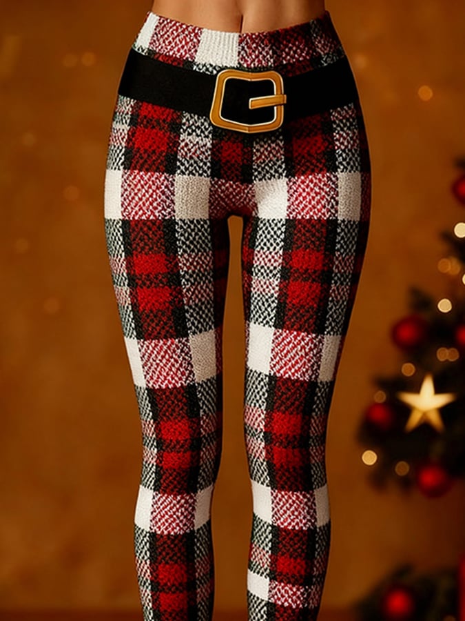 Women'S Christmas Tight High-Elastic Leggings - Image 2