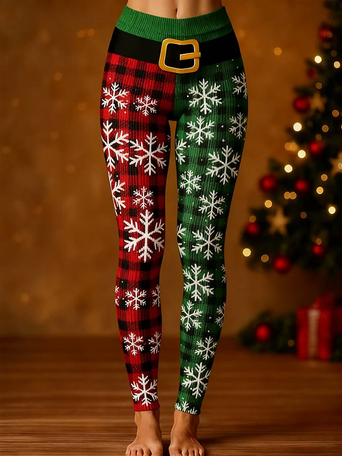 Women'S Christmas Tight High-Elastic Leggings