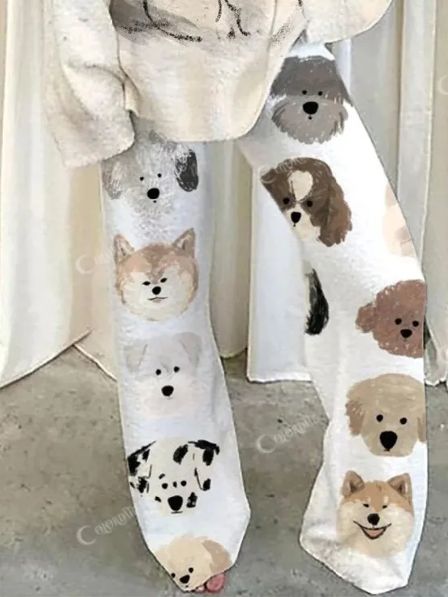 Puppy Dreams Women's Cute Puppy Loungewear Set - Image 4