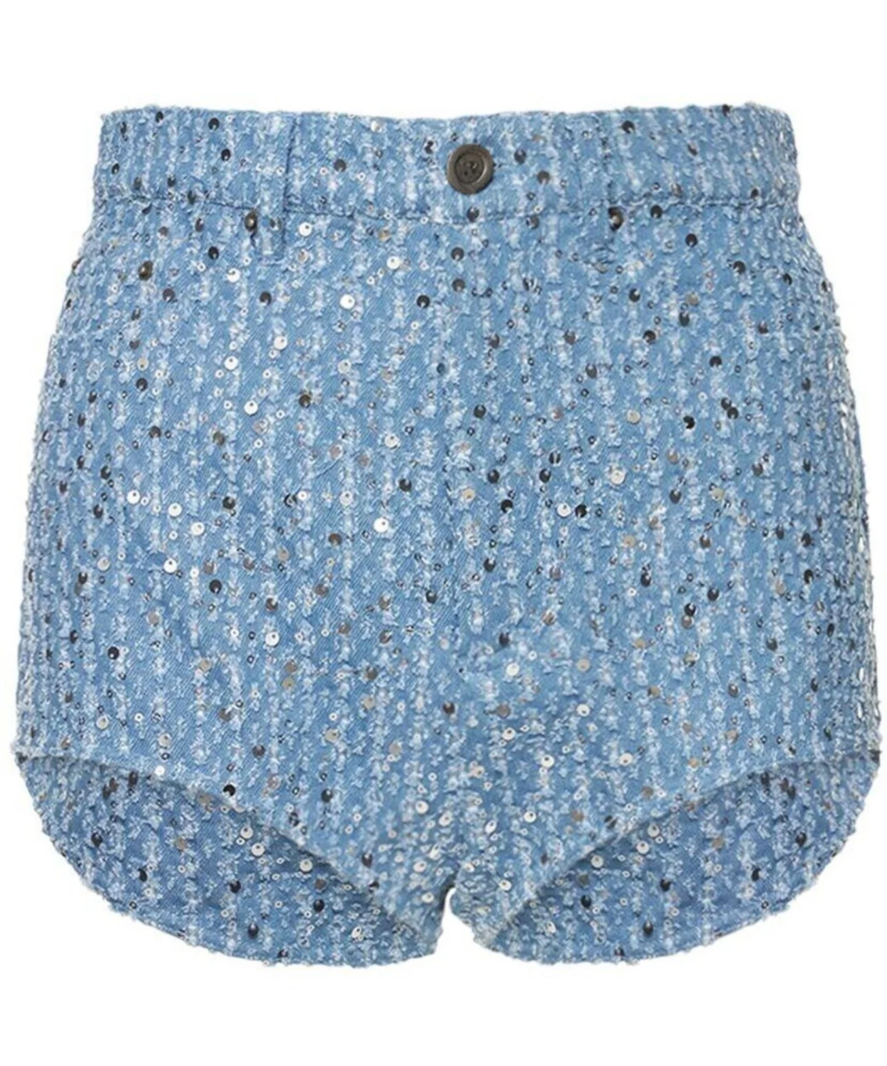 Women's Denim Sequined Jacket & Short Two-Piece Set - Image 6