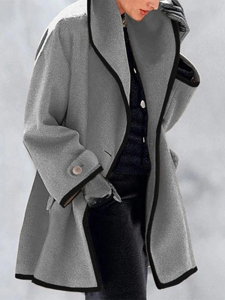 Women's Fashion Lapel Coat - Image 10