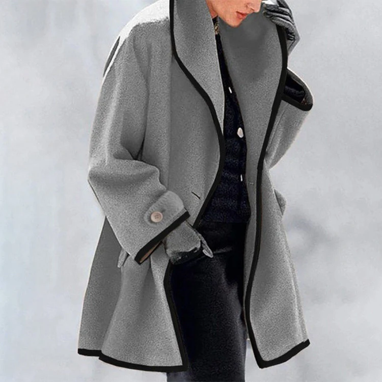 Women's Fashion Lapel Coat - Image 3