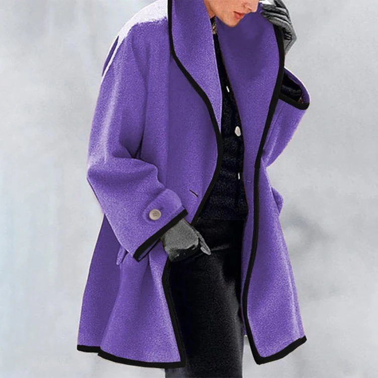 Women's Fashion Lapel Coat - Image 7