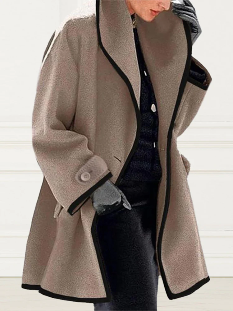 Women's Fashion Lapel Coat - Image 9