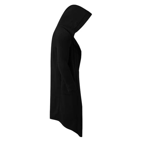 Women's Autumn Cardigan Sweatshirt Hooded Cape Long Hooded - Image 3