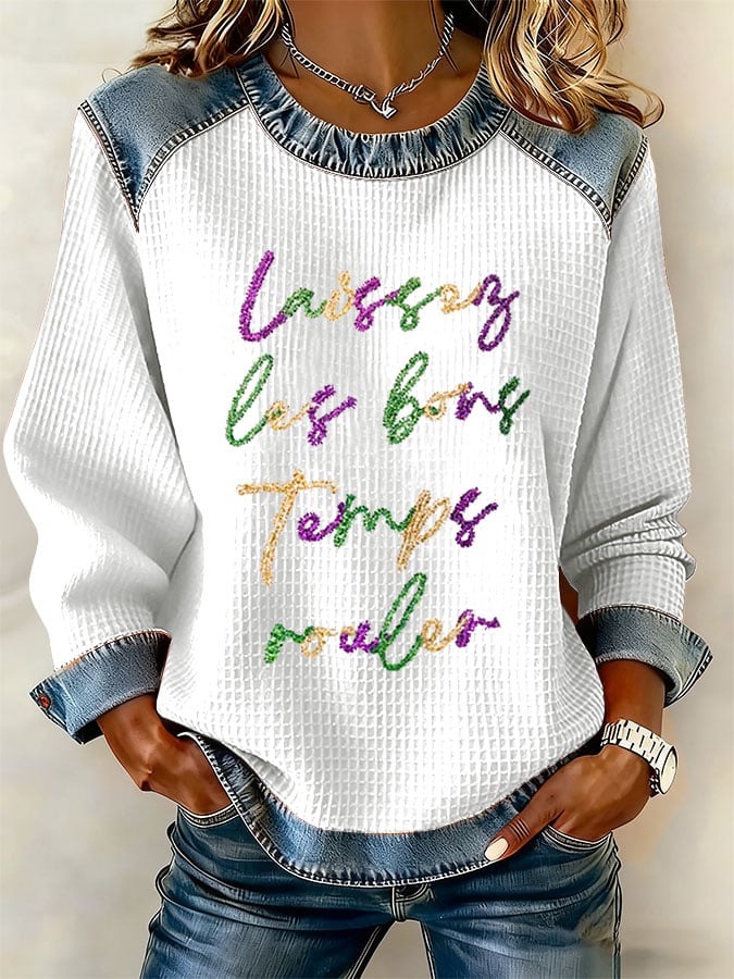 Women's Laissez Les Bon Temps Rouler Sweatshirt