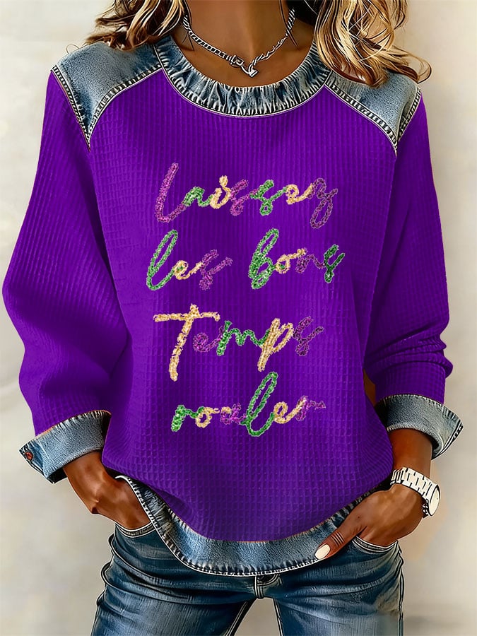 Women's Laissez Les Bon Temps Rouler Sweatshirt - Image 2