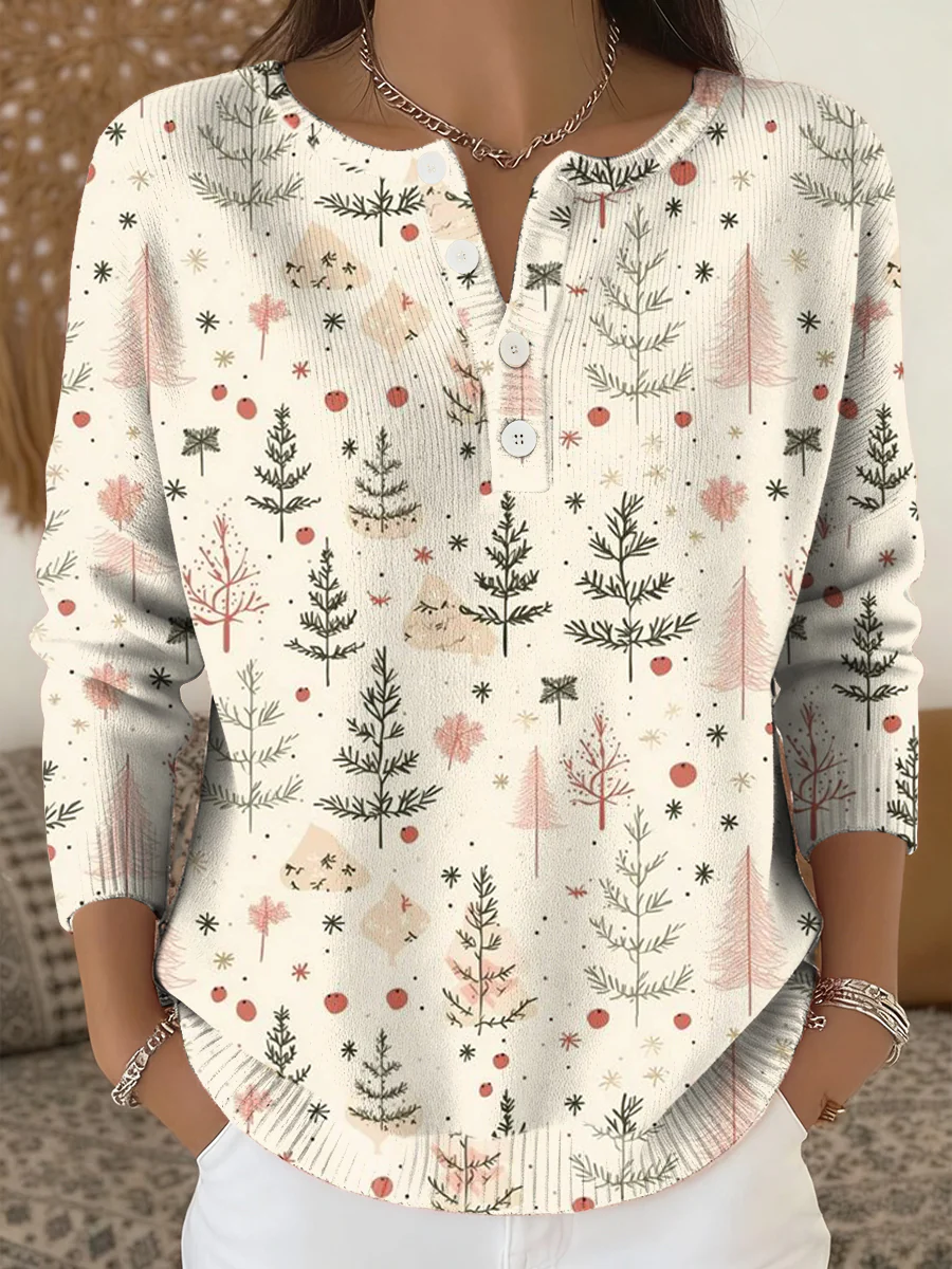 Women's Merry Christmas Knit Top