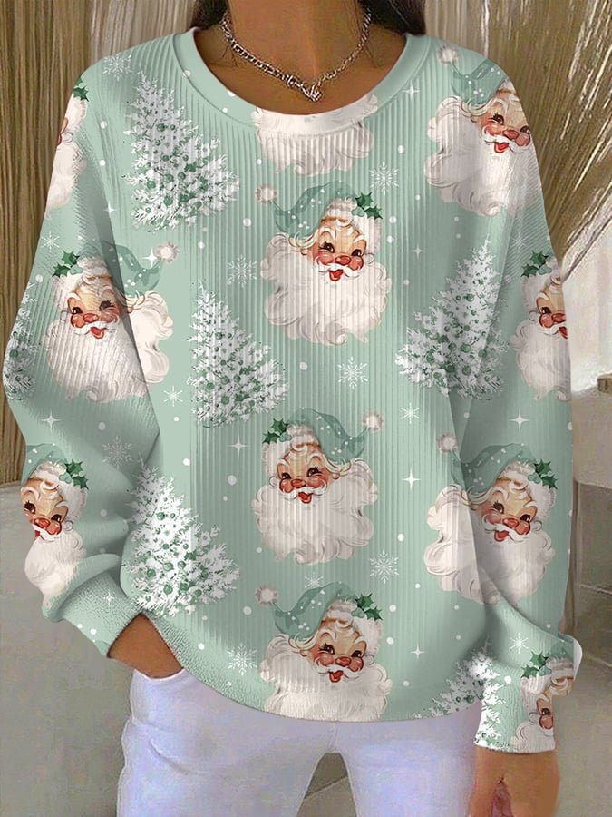 Women's Merry Christmas Print Casual Hoodie - Image 2