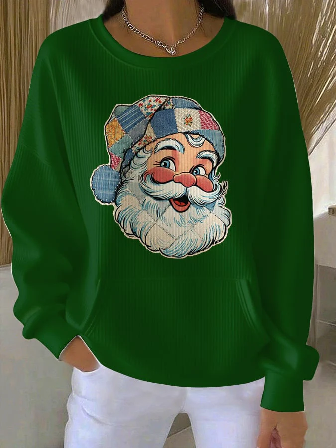 Women's Printed Casual Sweatshirt - Image 2