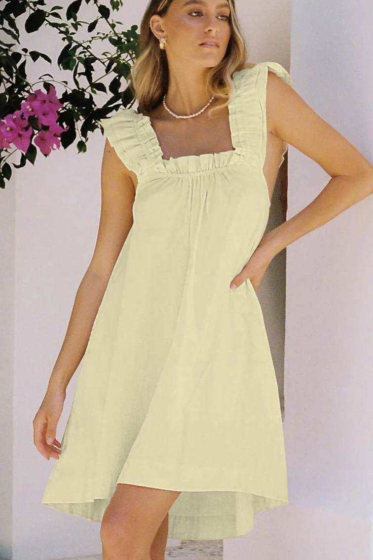 Women's Printed Ruffle Mid-Length Nightgown - Image 15