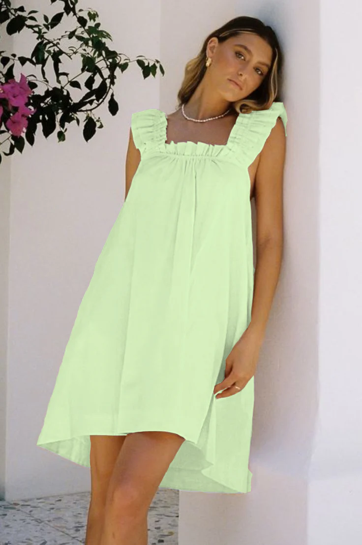 Women's Printed Ruffle Mid-Length Nightgown - Image 16