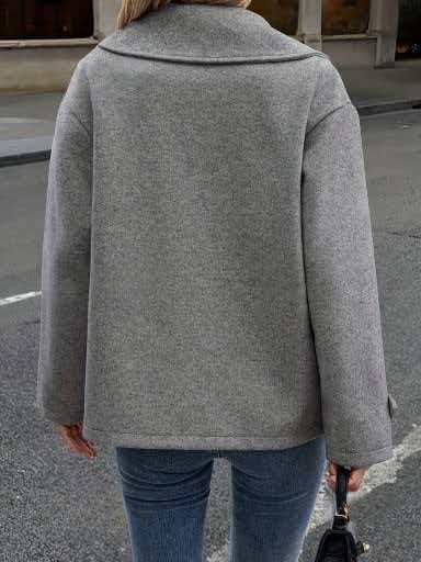 Women's Short Fashion Lapel Coat - Image 3