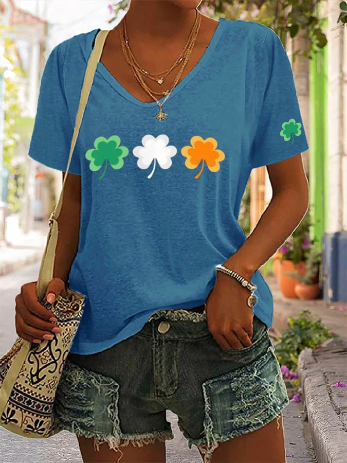 Women's St Patricks Day Print T-shirt - Image 4