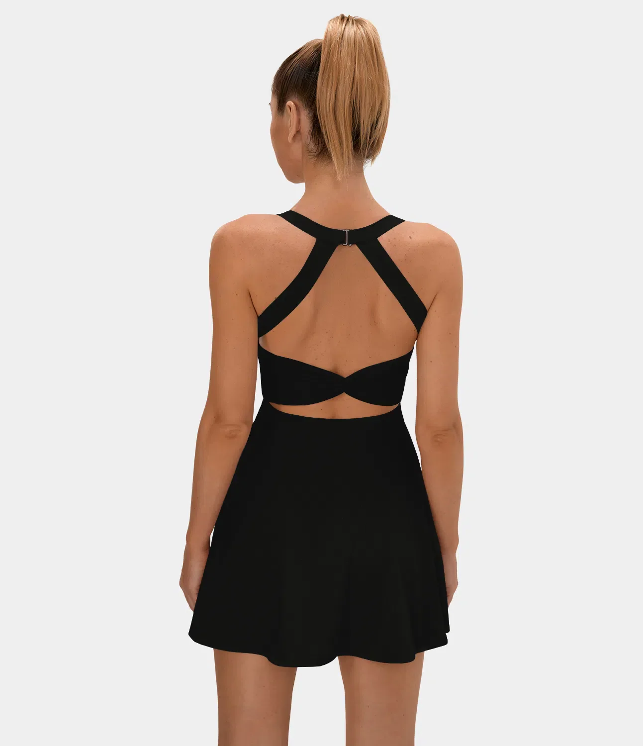 Backless Crisscross Active Dress-Easy Peezy Edition - Image 2
