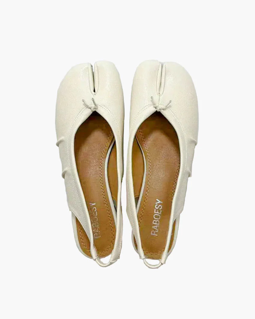 Wrinkles Tabi Sandal Pumps - Image 15